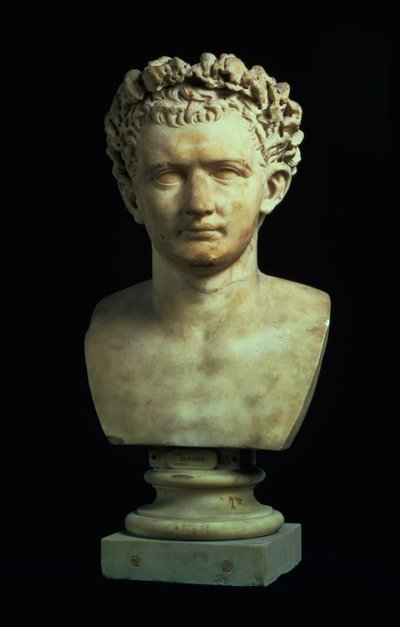 Busto retrato del Emperador Nerón (37-68), después del 75 d.C. de Unbekannt