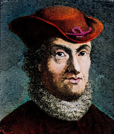 Retrato de Baruch Spinoza, filósofo holandés (grabado) de Unbekannter Künstler