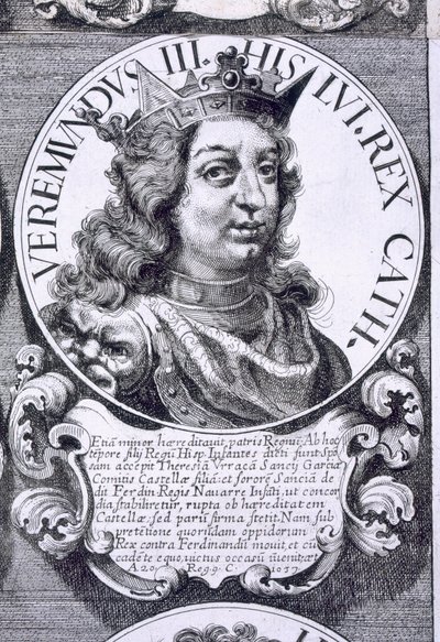 Retrato de Bermudo III de León de Unbekannt