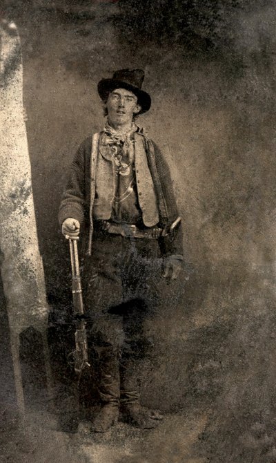 Retrato de Billy the Kid, Fort Sumner. 1879 (foto) de Juste Lisch