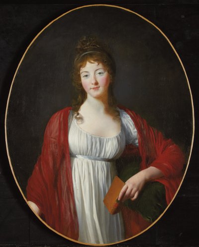 Retrato de Diane de Simiane, c.1800 de Unbekannt