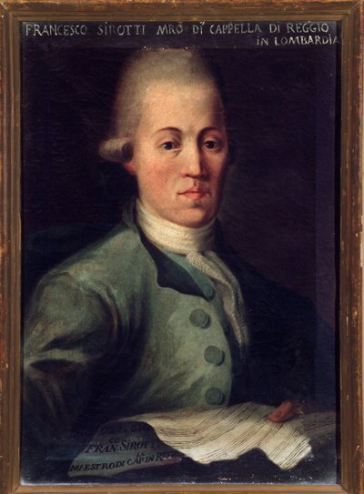 Retrato de Francesco Sirotti (pintura) de Unbekannter Künstler