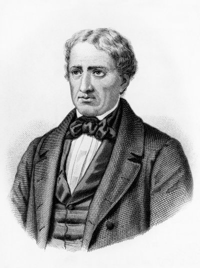 Retrato de Giovanni Berchet (1783-1851), poeta, escritor y patriota romántico italiano, grabado de William M. Timlin