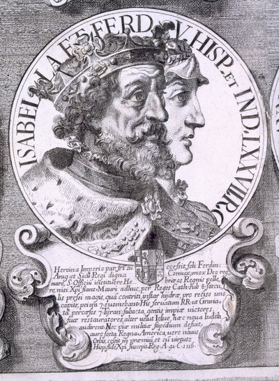 Retrato de Isabel I y Fernando V de Castilla de Unbekannt