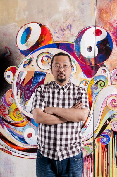 Retrato del artista japonés Takashi Murakami, 2010 (foto) de Benjamin Baud