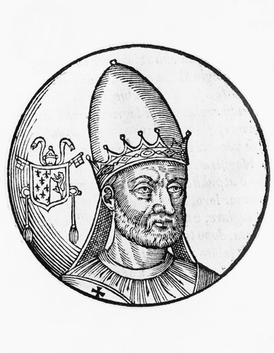 Retrato de Martín IV (Simón de Brion, circa 1210-1285) de William M. Timlin