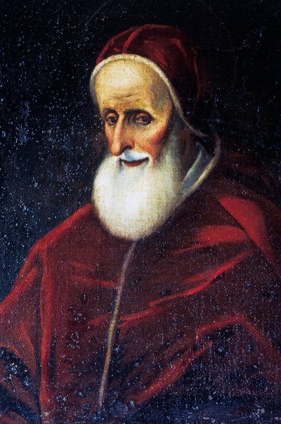 Retrato del Papa Pío V de Benjamin Baud