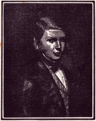 Retrato de Victor Hugo (grabado) de Unbekannter Künstler