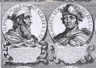 Retratos de Alfonso II y Ramiro I de Unbekannt