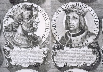 Retratos de Berenguela de Castilla y Fernando III de Castilla de Unbekannt