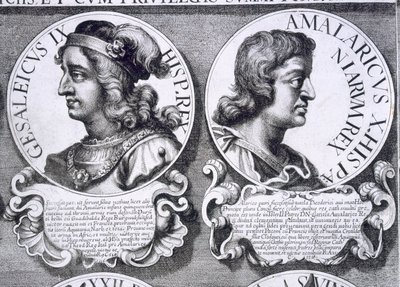 Retratos de Gesaleico y Amalarico de Unbekannt
