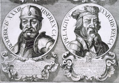 Retratos de Roderico y Pelagio de Unbekannt