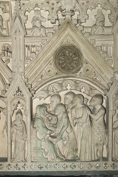 Portugal - Alcobaça. Tumba de Inés de Castro en el monasterio de Santa María de Benjamin Baud
