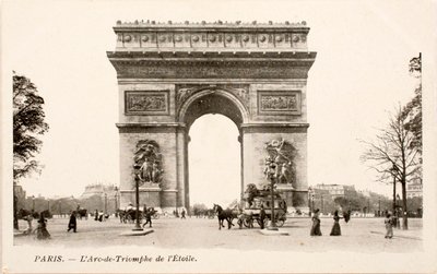 Tarjeta postal/Arco de Triunfo de l