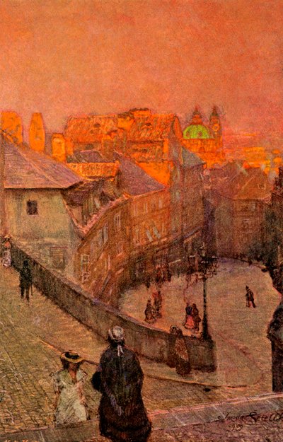 Praga: Calle Neruda de Unbekannter Künstler
