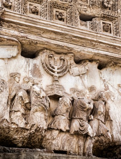 Panel de procesión en el Arco de Tito, Foro Romano, Roma, Italia de Unbekannt