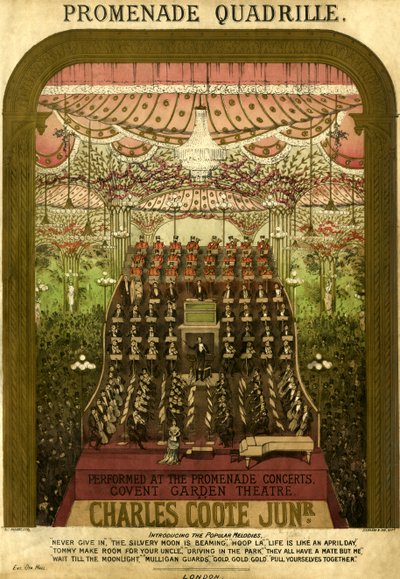 Portada de la partitura Promenade Quadrille de Unbekannter Künstler