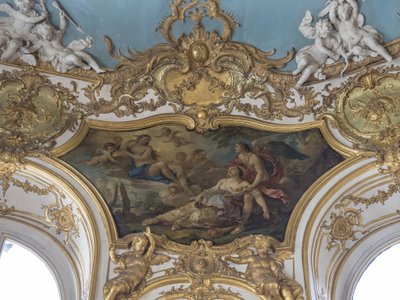 Psique es defectuosa en presencia de Venus. Pintura de Charles Joseph Natoire (1700-1777) de Unbekannt