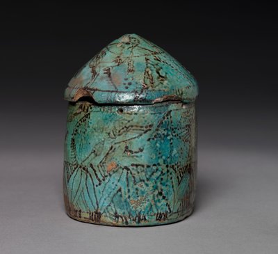 Pyxis con tapa, finales del Reino Medio a principios del Nuevo Reino, c.1901-1525 a.C. de Unbekannt