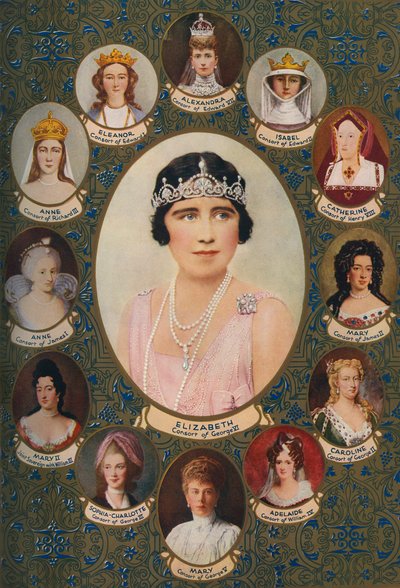 Coronación de las Reinas Consortes en la Abadía de Westminster de Unbekannter Künstler