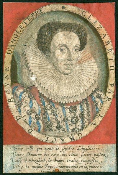La reina Isabel I de Unbekannter Künstler