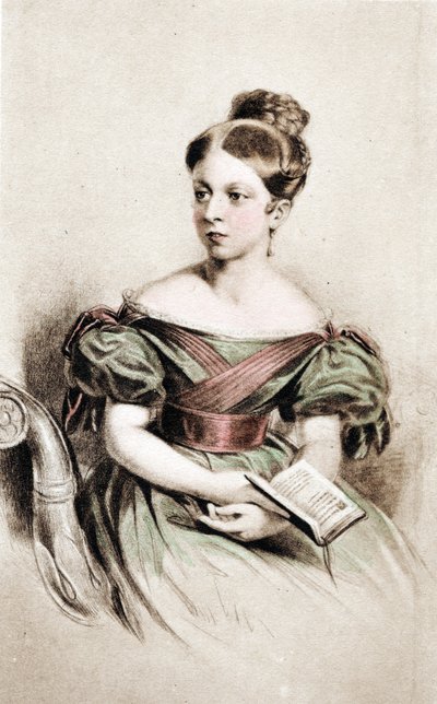 Reina Victoria de Inglaterra (imprimir) de Unbekannter Künstler