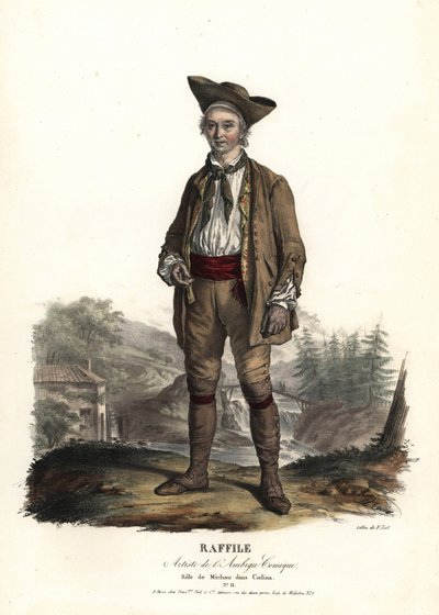 Raffile como Michau en Coelina de Rene Charles Guilbert de Pixerecourt, Ambigu Comique de Unbekannter Künstler