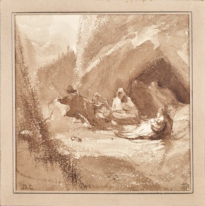 Descanso en las montañas de Unbekannter Künstler