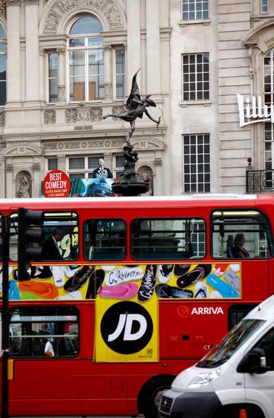 Autobús rojo de Londres, Piccadilly (foto) de Unbekannt