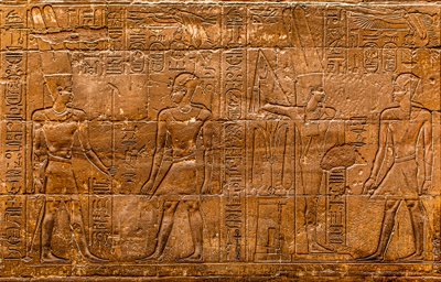 Relieve, Templo de Luxor, Tebas, Egipto, África (foto) de Unbekannter Künstler