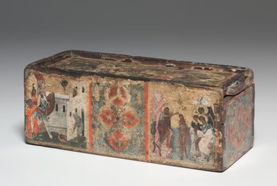 Caja de reliquias con escenas de la vida de Juan el Bautista, 1300s de Unbekannt