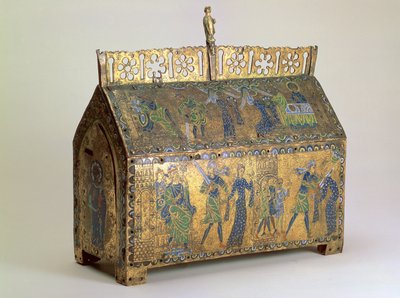 Relicario con Escenas de la Vida de Santa Valeria, Limoges de Unbekannt