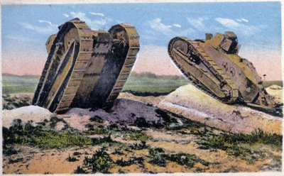 Tanques Renault, c. 1910 (postal) de Unbekannter Künstler
