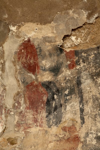 Ribelles. La iglesia. Interior. El ábside. Las pinturas murales. Detalle. Románico. de Unbekannt