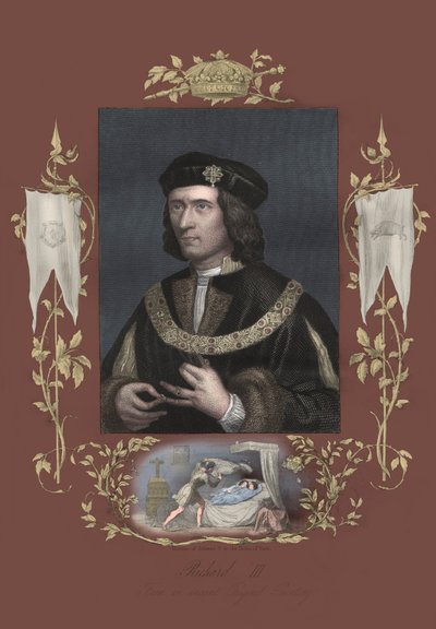 Ricardo III Rey de inglaterra (imprimir) de Unbekannter Künstler