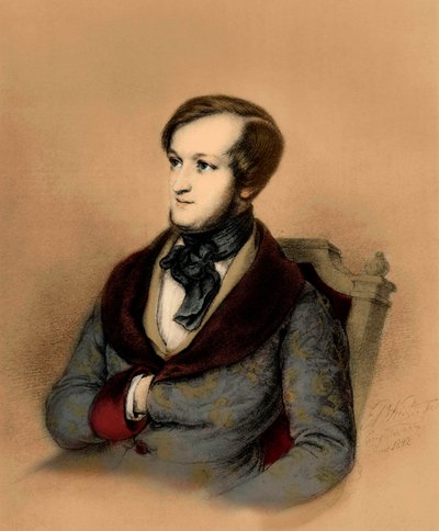 Richard Wagner en París de Unbekannter Künstler