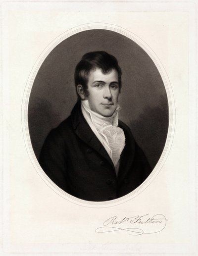 Robert Fulton, inventor estadounidense, c 1800 de Unbekannt