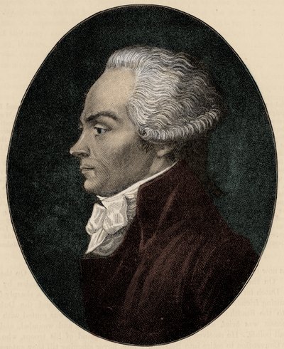 Robespierre - retrato de Unbekannter Künstler