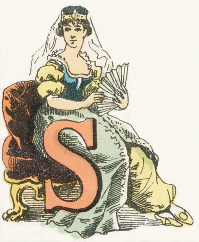 S - Sultana - Alfabeto Infantil, Ediciones Gordinne 1920 de Unbekannt