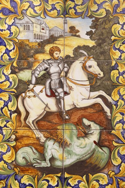 San Jorge matando al dragón, Malta de Unbekannt