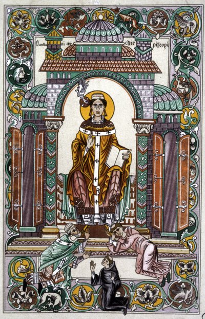 San Dunstan (ilustración) de Unbekannter Künstler
