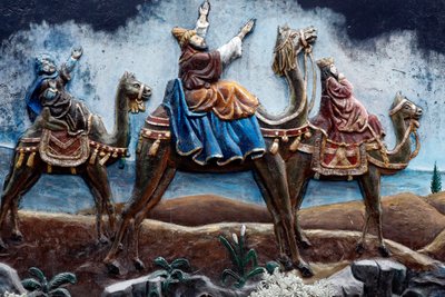Catedral de San José (Nha Tho Lon), La natividad, Los tres reyes magos, Hanói, Vietnam (foto) de Unbekannt