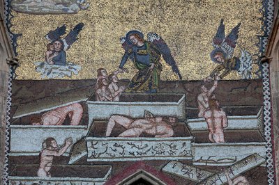 Catedral de San Vito: Mosaicos del Juicio Final, Praga, República Checa de Unbekannt