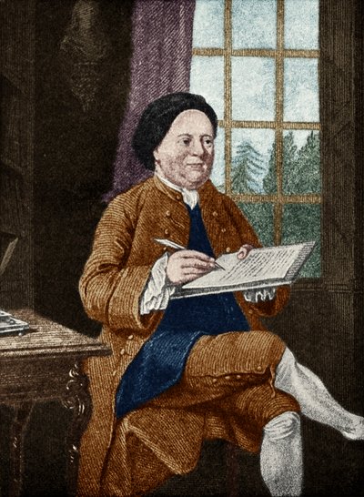 Samuel Richardson, retrato. Autor inglés 19 de agosto de 1689 - 4 de julio de 1761 de Unbekannt