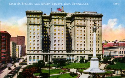 San Francisco: Hotel St. Francis y Union Square de Unbekannter Künstler