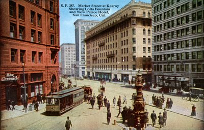 San Francisco: Market Street de Unbekannter Künstler
