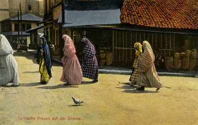 Sarajevo - mujeres turcas con velo de Unbekannter Künstler