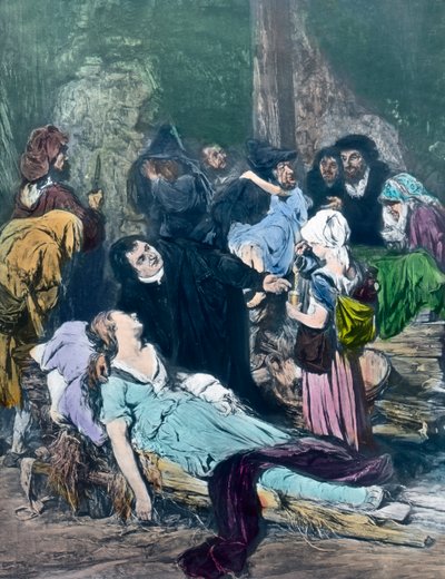 Escena de la vida del reformador protestante Martín Lutero de Unbekannter Künstler