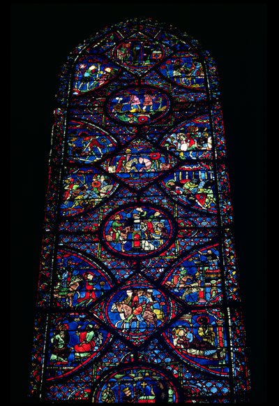 Escenas de la Vida de Carlomagno (747-814) del deambulatorio, c.1215-35 de Unbekannt