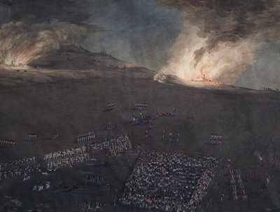 Bosquejo de batalla de las guerras napoleónicas de Unbekannter Künstler